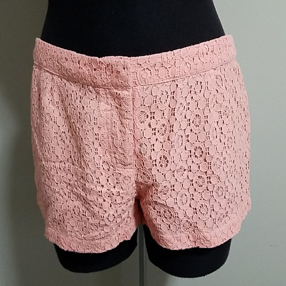 Umgee USA Coral Lace Shorts (Small)